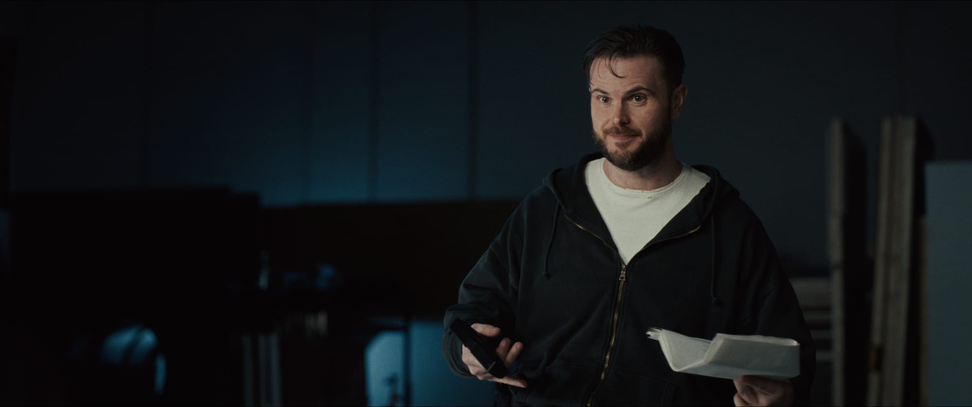 Film still from Friends Like Us