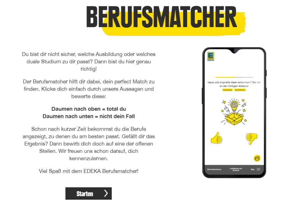 EDEKA Südwest: Berufsorientierung durch interaktive Recruiting Games