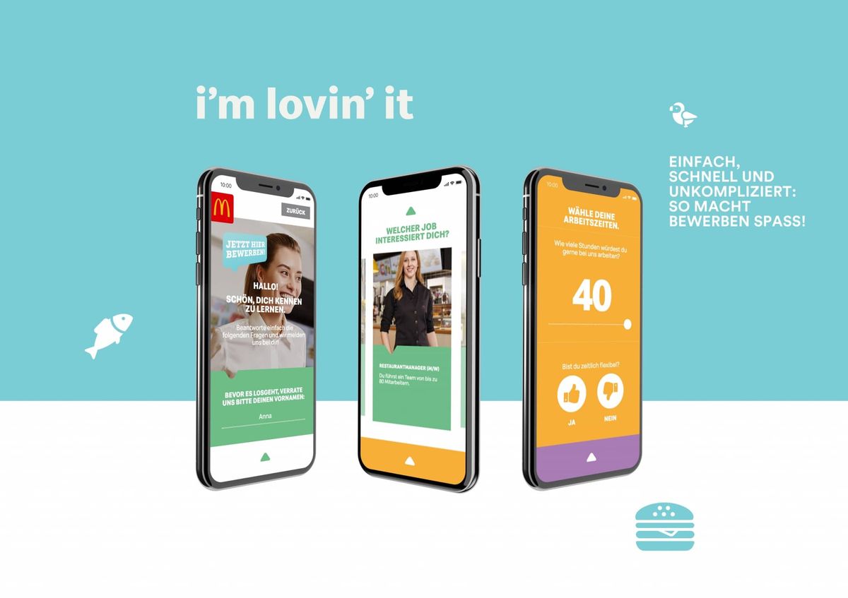 Mobiler Bewerbungsprozess bei McDonalds