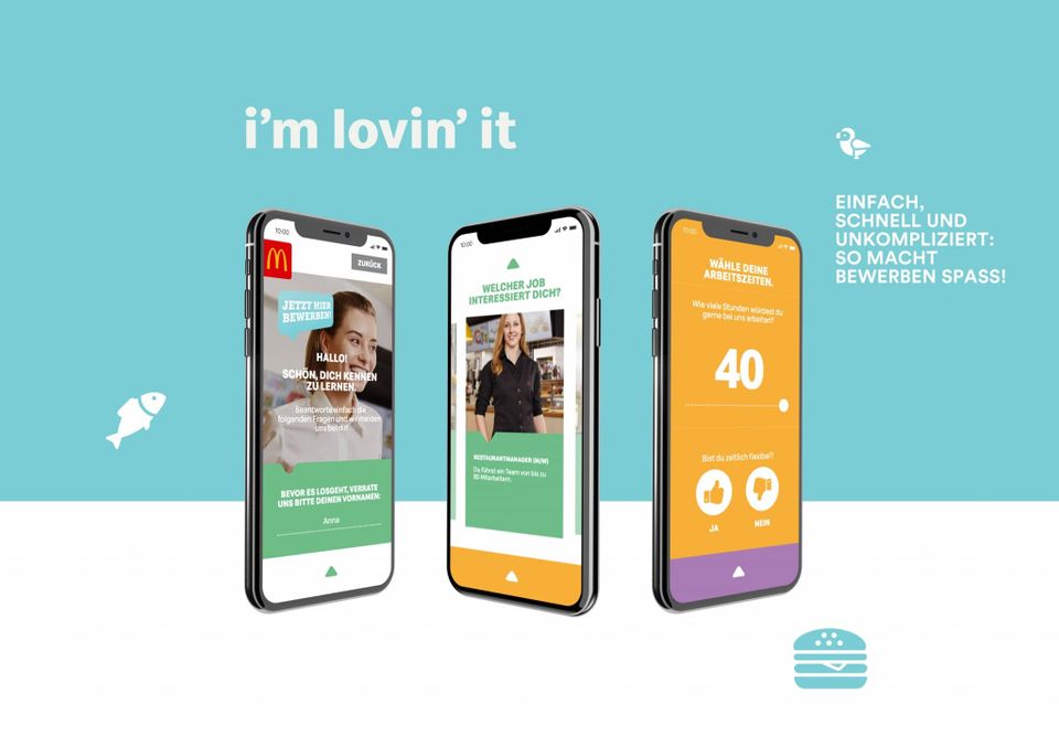 Mobiler Bewerbungsprozess bei McDonalds