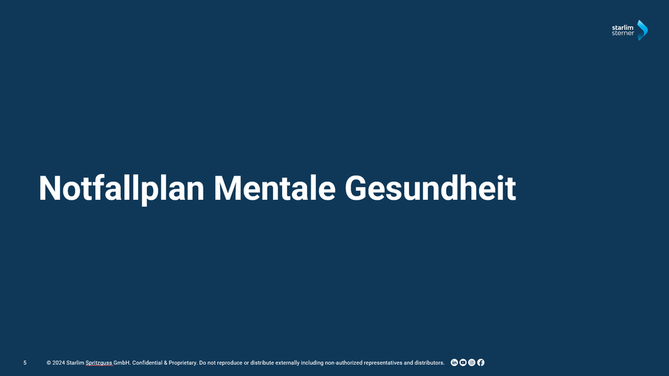 Notfallplan Mentale Gesundheit