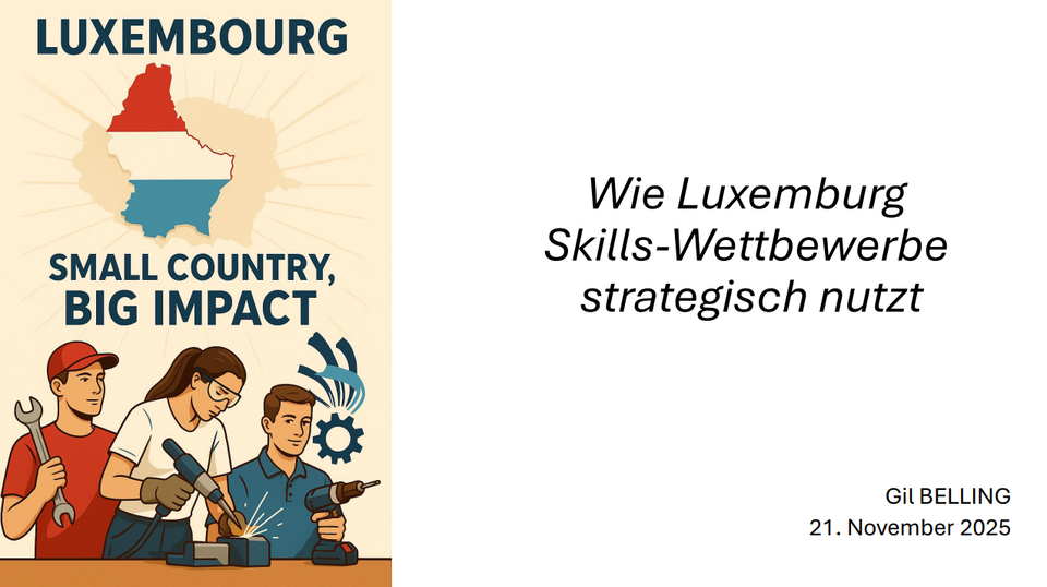 Small Country, Big Impact: Wie Luxemburg Skills-Wettbewerbe strategisch nutzt