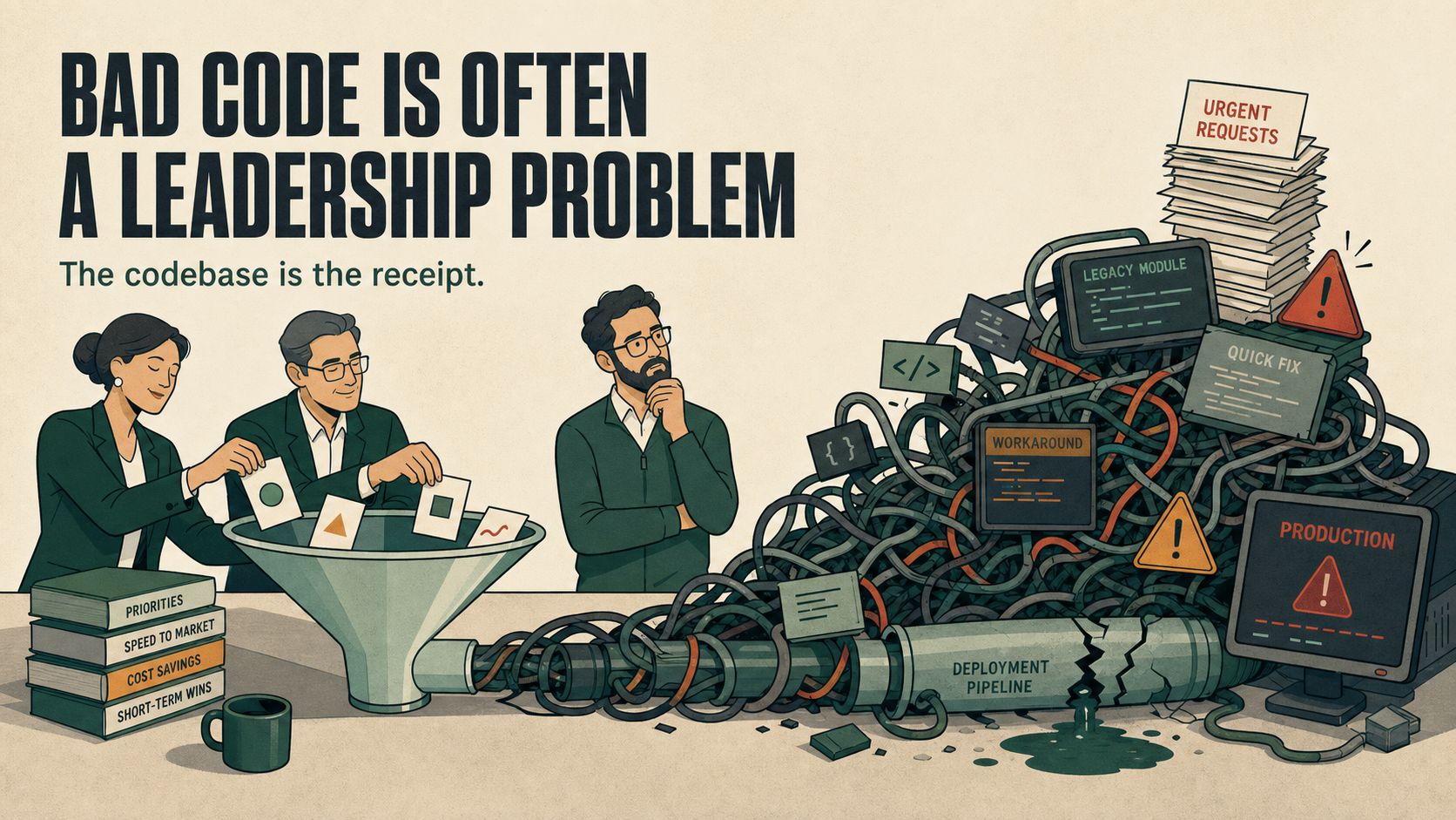 Bad Code Is Often a Leadership Problem