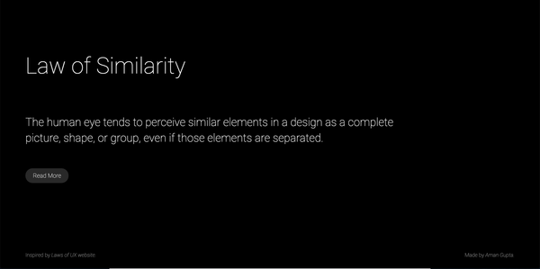UX Laws, My first Chrome extension