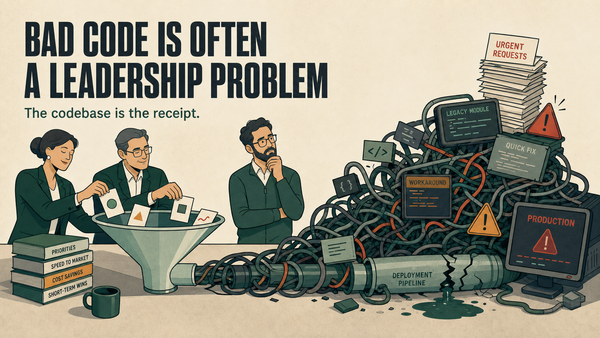 Bad Code Is Often a Leadership Problem