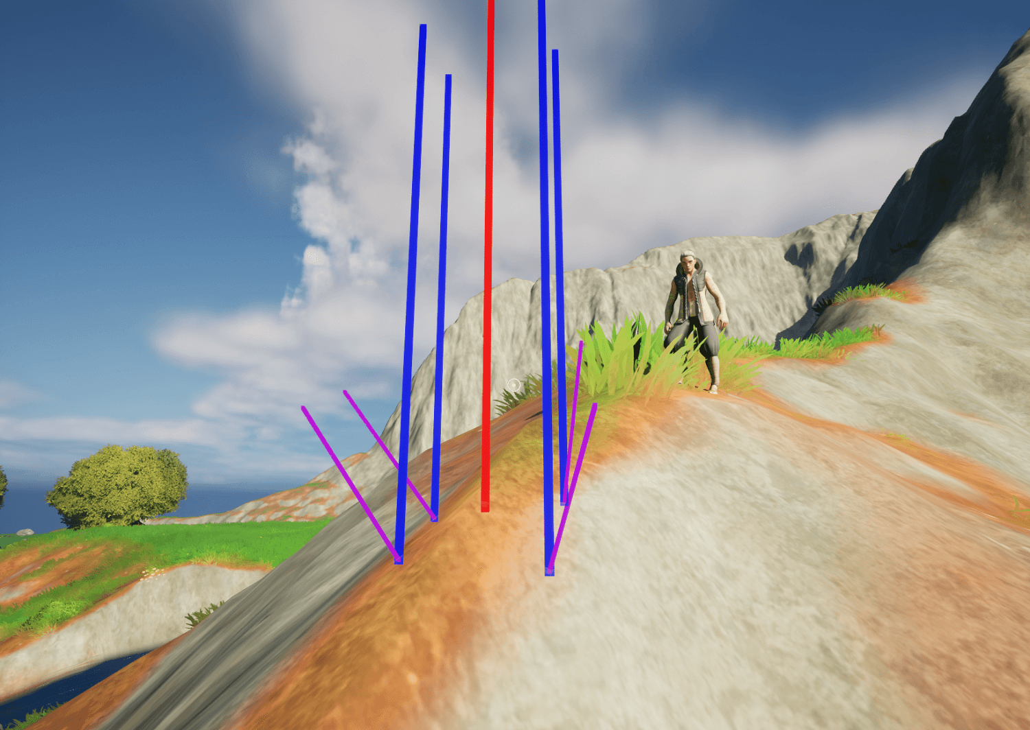 Some cases make it impossible to place the chest nicely and the normals will tell us when this happens