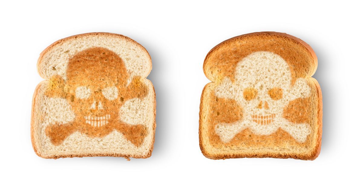 Esto se promociona como una opción libre de gluten, pero es un cancerígeno