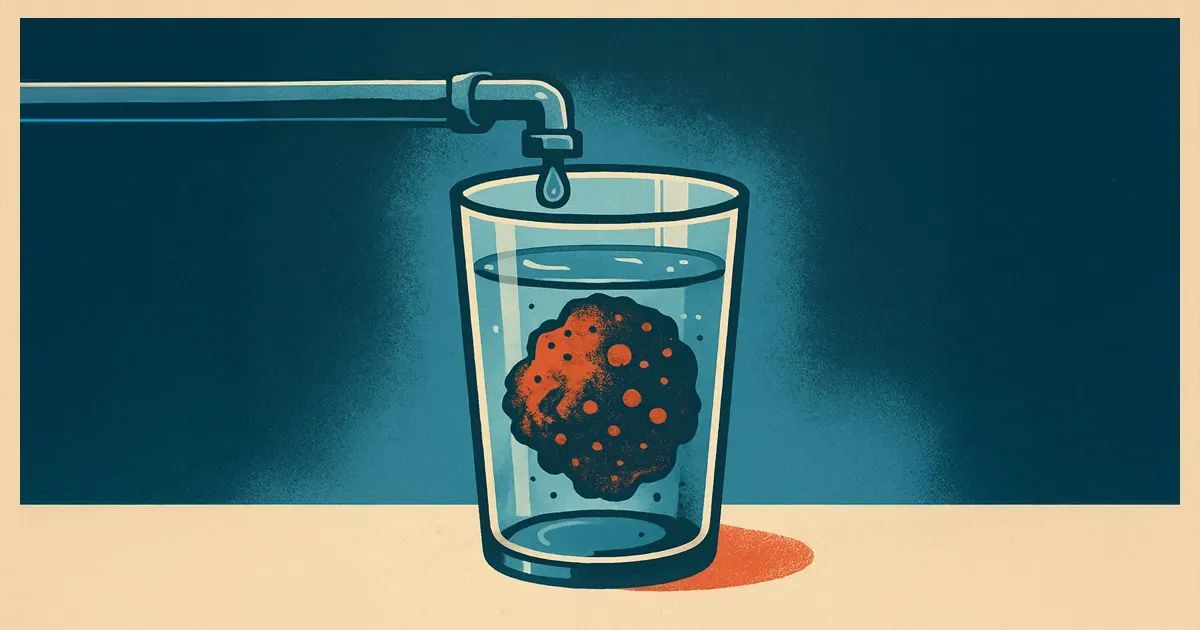 ¿Cree que bebe agua limpia? Este es el peligroso coctel que llega directo a su vaso