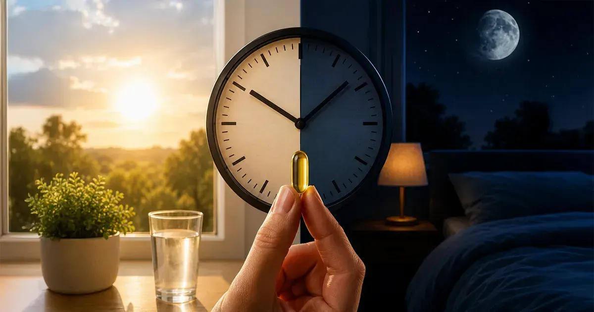 ¿Está tomando vitamina D a la hora equivocada?