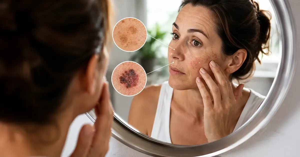 ¿Manchas por el sol o cáncer de piel? Esta es la diferencia