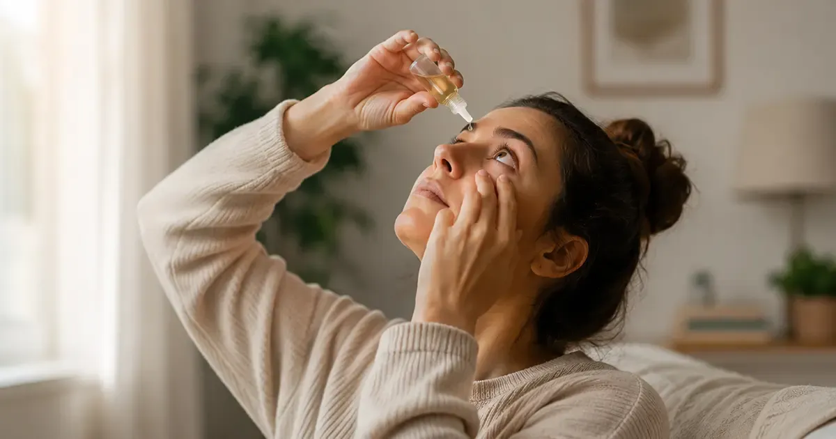 Antes de usar más gotas, conozca este antiguo remedio para los ojos