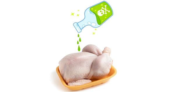 El peligroso cóctel químico que le añaden al pollo del supermercado