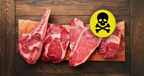 Fallecimiento tras comer carne roja: emergencia alimentaria y un desenlace fatal