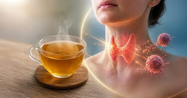 Beber este té se relaciona con un menor riesgo de cáncer de tiroides
