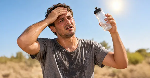 ¿Suda mucho? El agua sola quizá no baste para rehidratarse