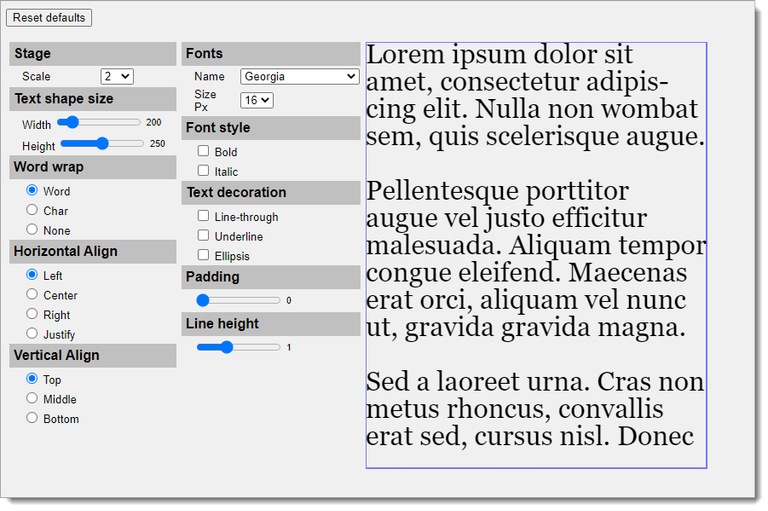Konva - Text what can it do?