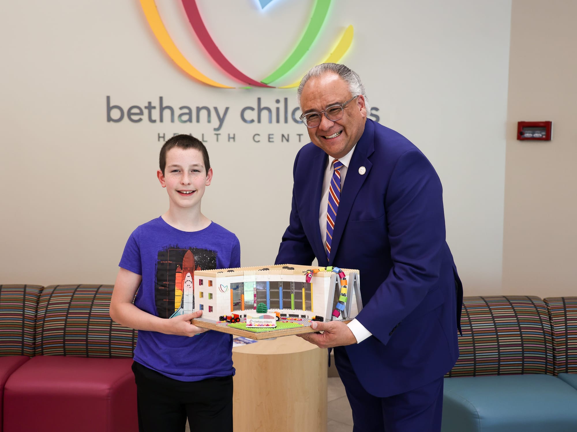 12-Year-Old Builds Lego Model of Future Hospital Wing in Memory of Late Siblings 12-Year-Old Builds Lego Model of Future Hospital Wing in Memory of Late Siblings