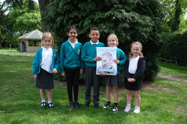 Coalville schoolchildren mark Sir David Attenborough's 100th birthday at Broom Leys project