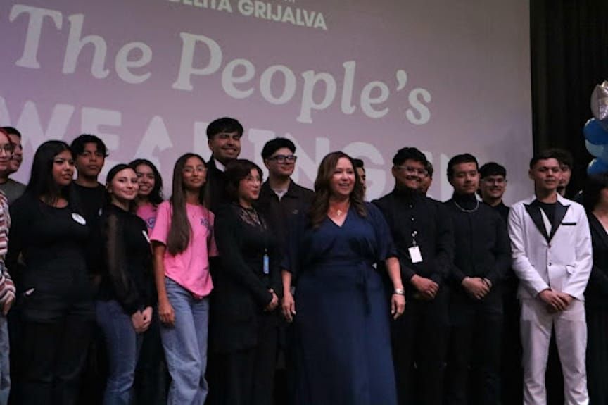 Grijalva returns to Pueblo High for homecoming swearing-in