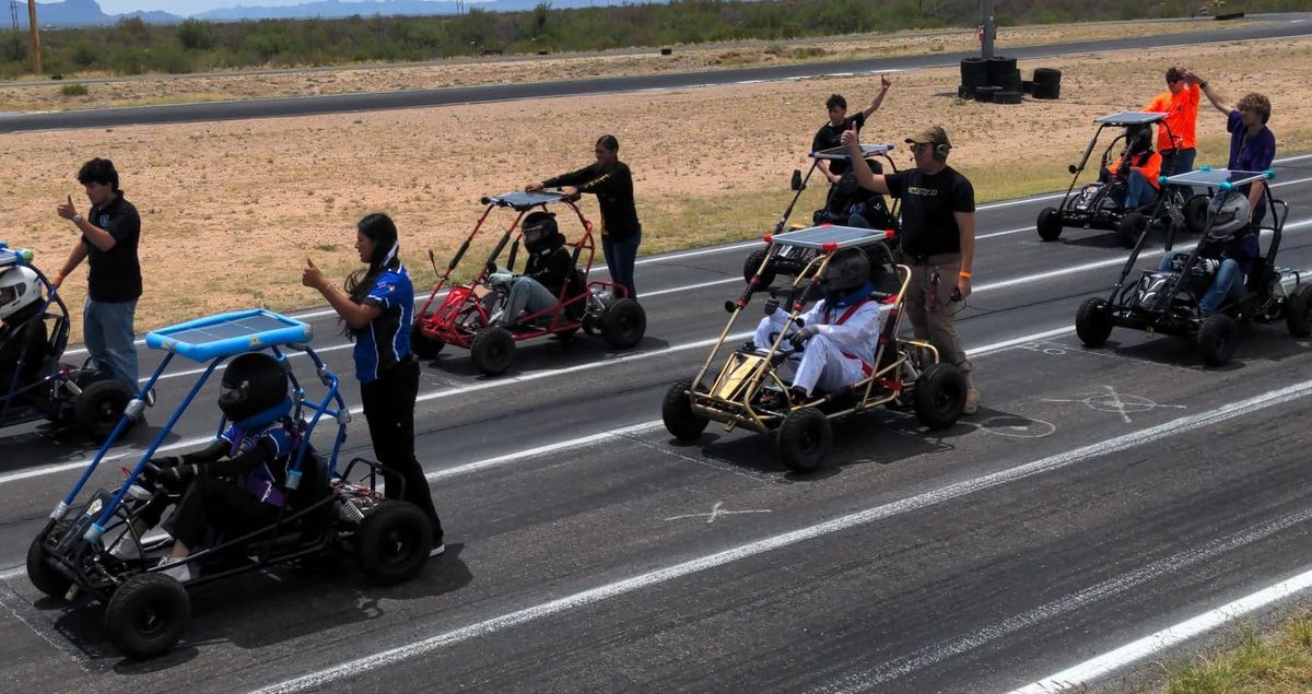Arizona students build, race solar go-karts at Tucson track