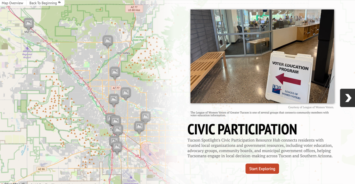 Spotlight's third hub links Tucsonans to civic power