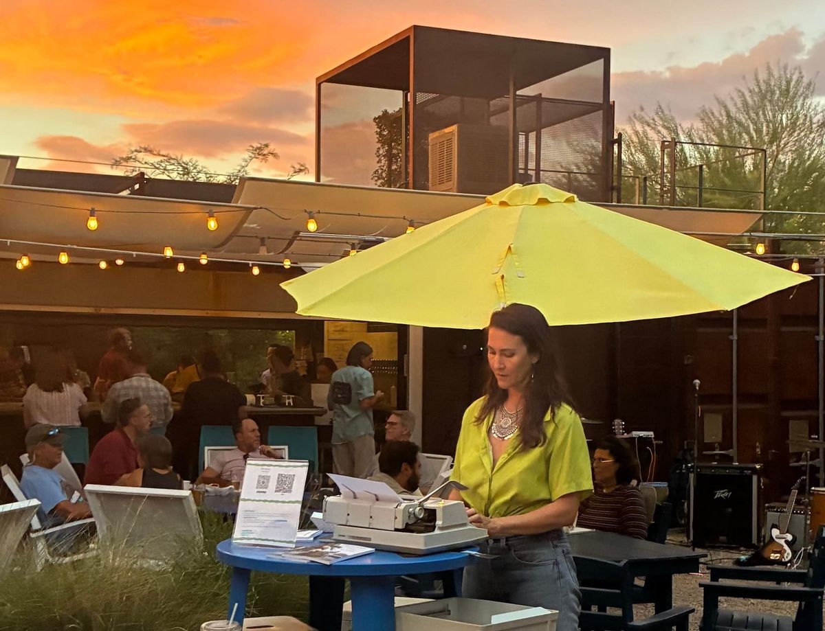 Tucson poet Britt Warner turns everyday moments into art