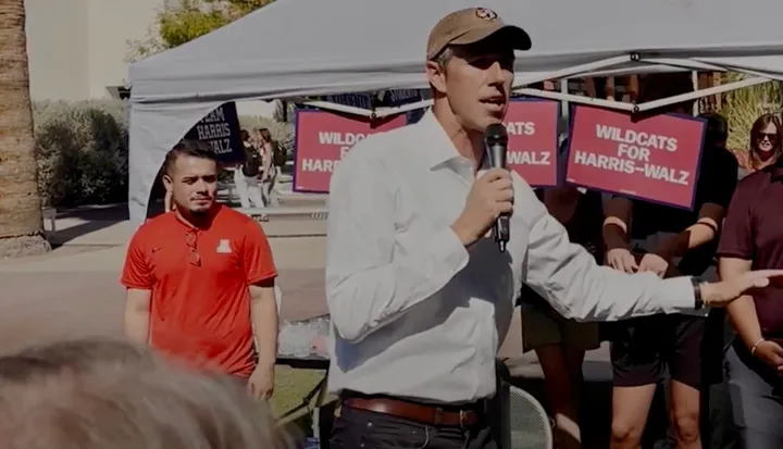 Watch: Beto O'Rourke visits UA to urge young voters to take action