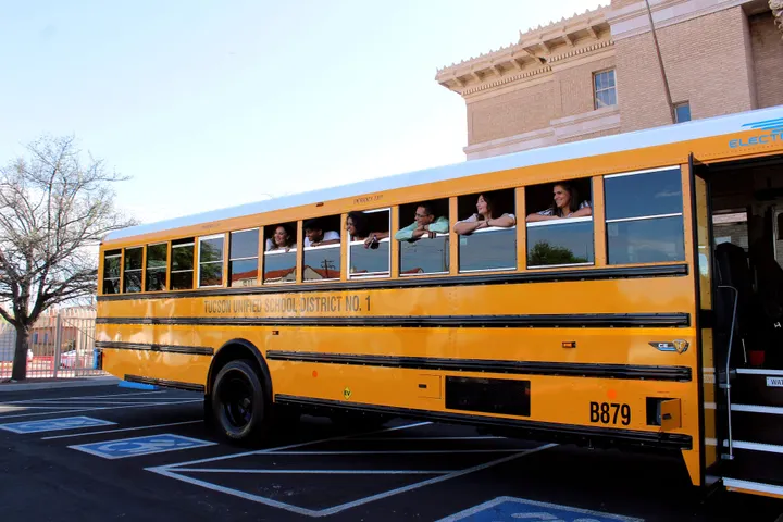 TUSD unveils first electric school bus amid EPA rollbacks