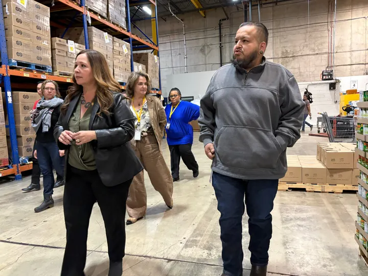 Grijalva tours Tucson food bank amid cuts, rising hunger