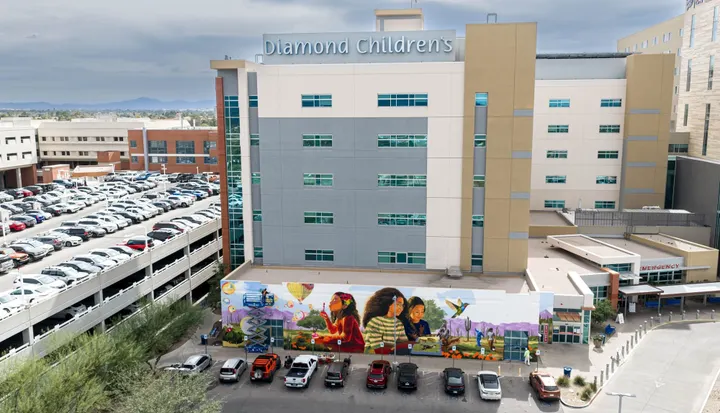 Tucson mural transforms Banner's pediatric ER