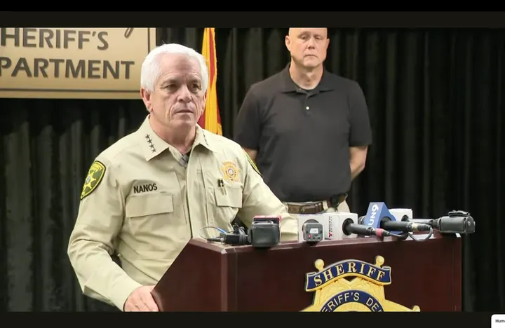 Sheriff Nanos skips hearing, sends letter instead