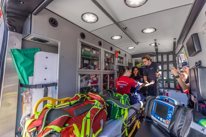 UA EMTs manage stress amid rising calls, summer heat