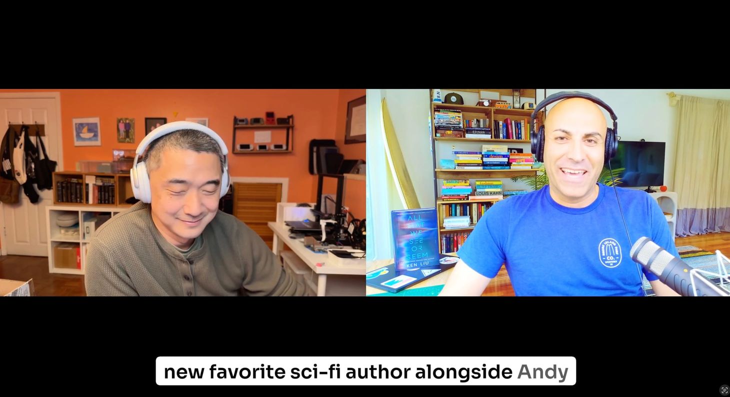 Living in the future w/ sci-fi author, Ken Liu
