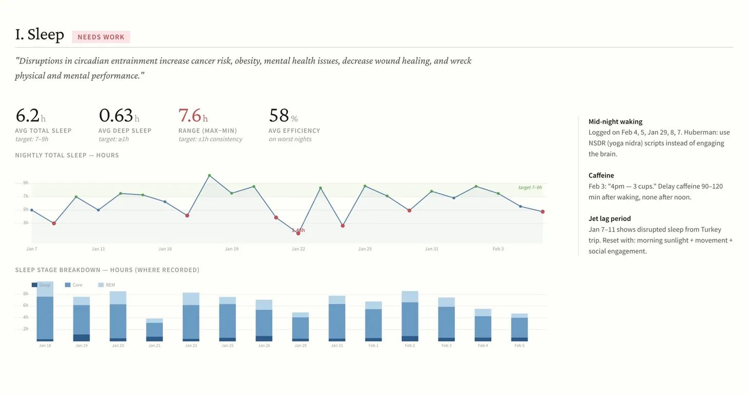 My AI roasted my health habits