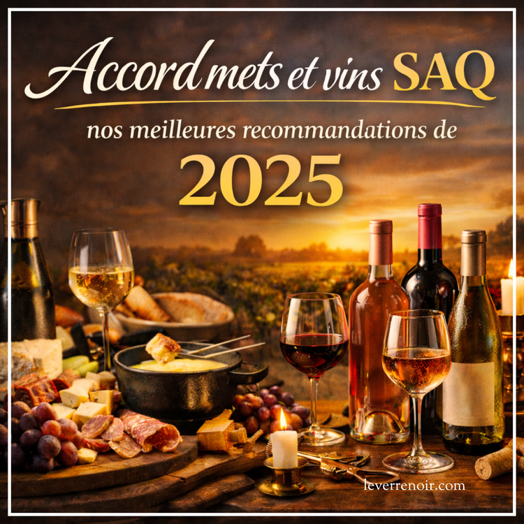 Accord mets et vins SAQ : nos meilleures recommandations de 2025