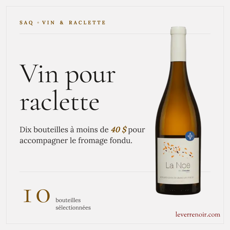 Vin pour raclette SAQ : 10 bouteilles à moins de 40 $ qui fonctionnent vraiment