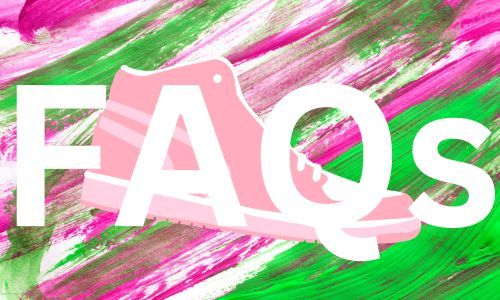 Pink and Green Shoes