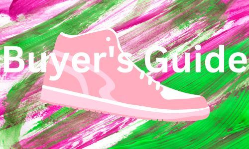 Pink and Green Shoes