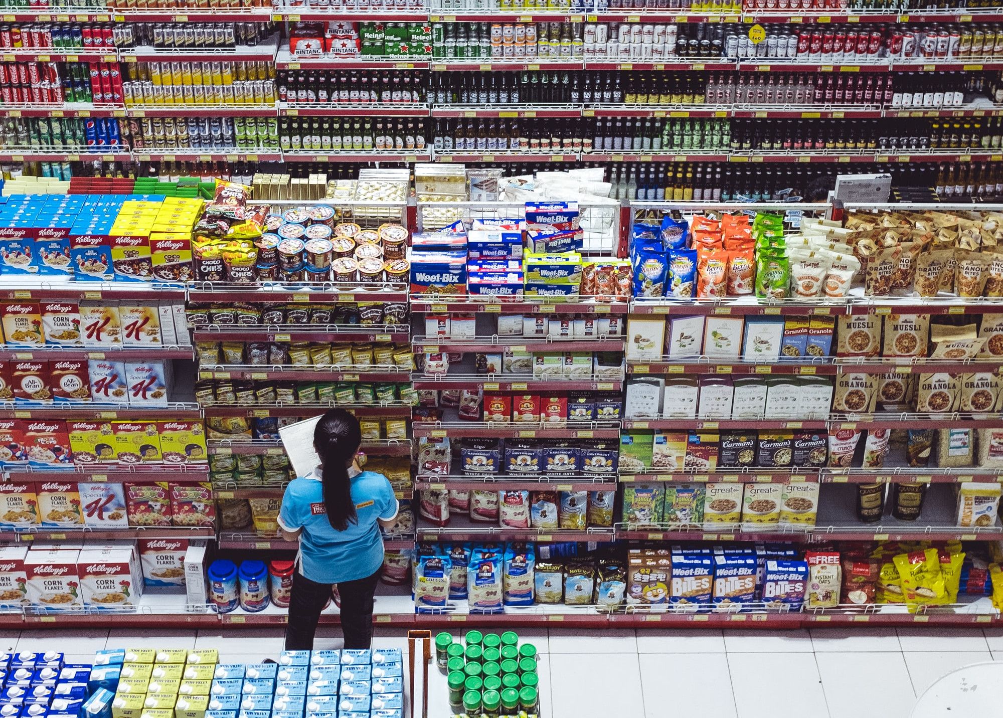 Big market in Ubud, Indonesia