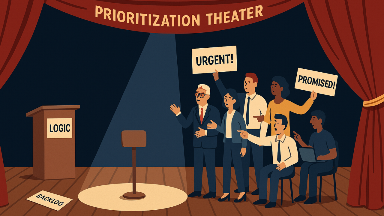 The Prioritization Theater