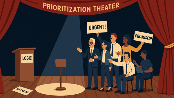 The Prioritization Theater