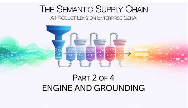 The Semantic Supply Chain: A Product Lens on Enterprise GenAI