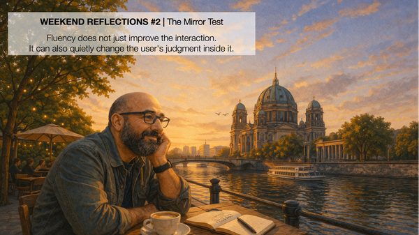 Weekend Reflections #2 | The Mirror Test