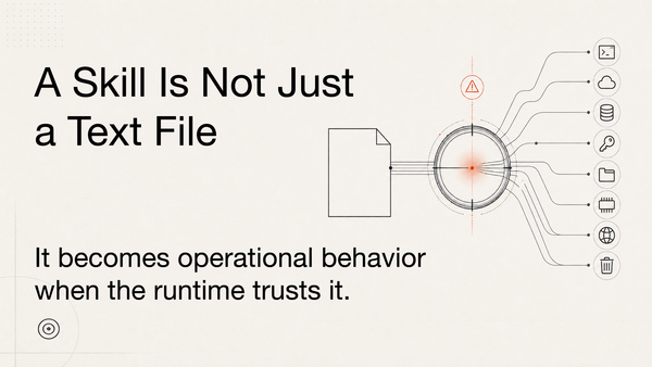 A Skill Is Not Just a Text File