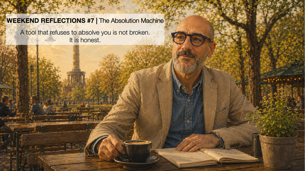 Weekend Reflection #7 | The Absolution Machine
