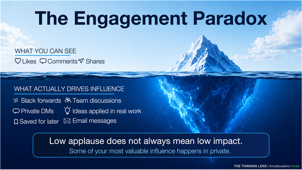 The Engagement Paradox: Your Best Work Gets the Quietest Applause
