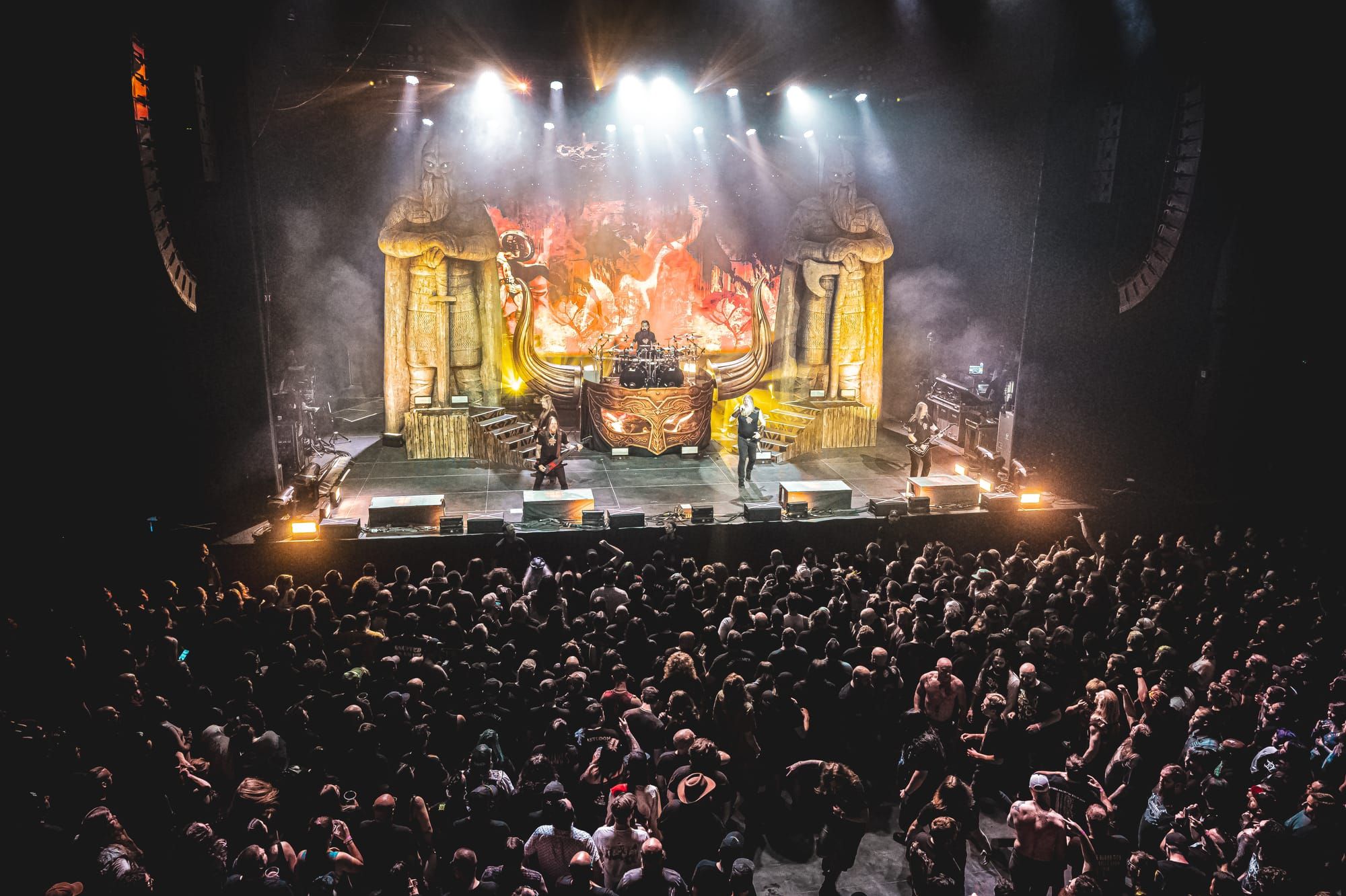 Amon Amarth and Deathklok Brought the War Raid Party to the New LandMark Credit Union venue in Milwaukee Wisconsin