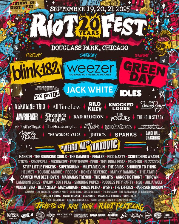 Riot Fest 2025 - 20 Year anniversary.