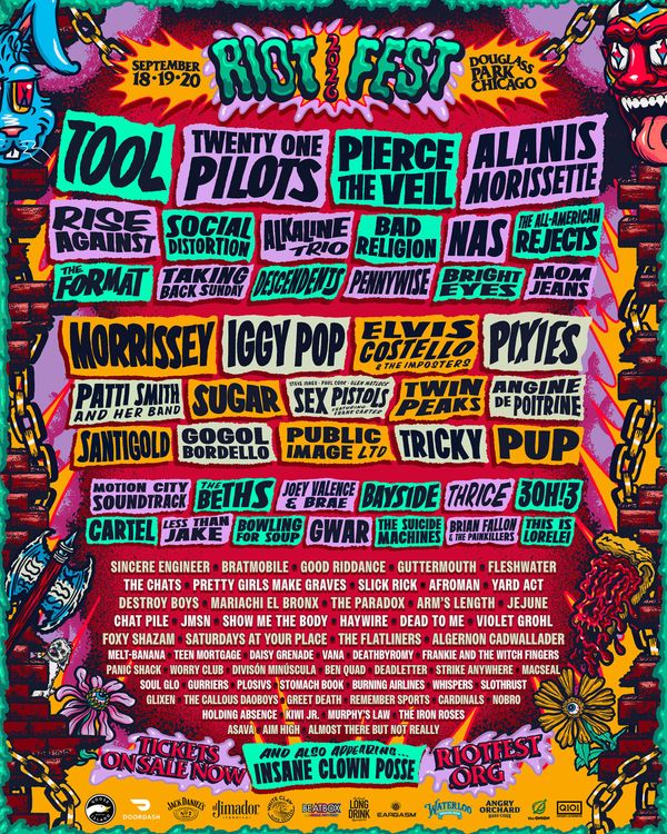 RIOT FEST 2026 -Legends gather in the Windy City this September.