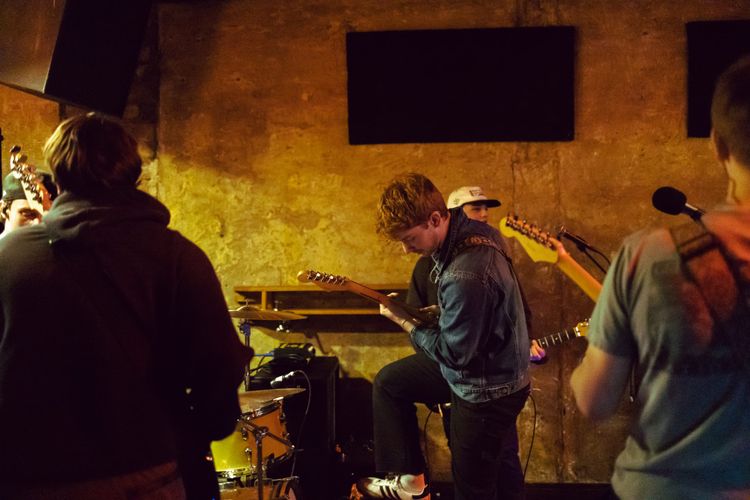 Local Chicago band, The Fresh Bears, rock out at SubT